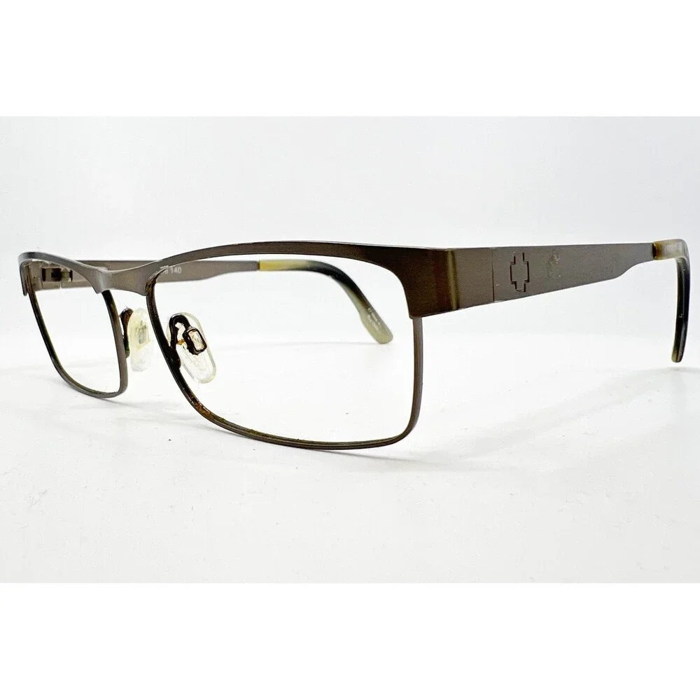Spy Optic Dane Eyeglasses Mens Brown Rectangular Frame 55-16-140